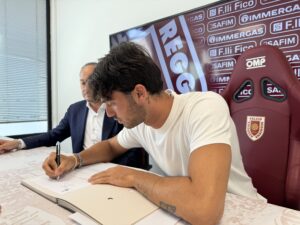 AC Reggiana - firma Alessandro Sersanti