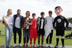 AC Reggiana - i capitani di Monza, Juventus e Milan con la famiglia Vecchi