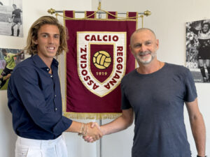 AC Reggiana - Edoardo Cavaliere con Pietro Lodi